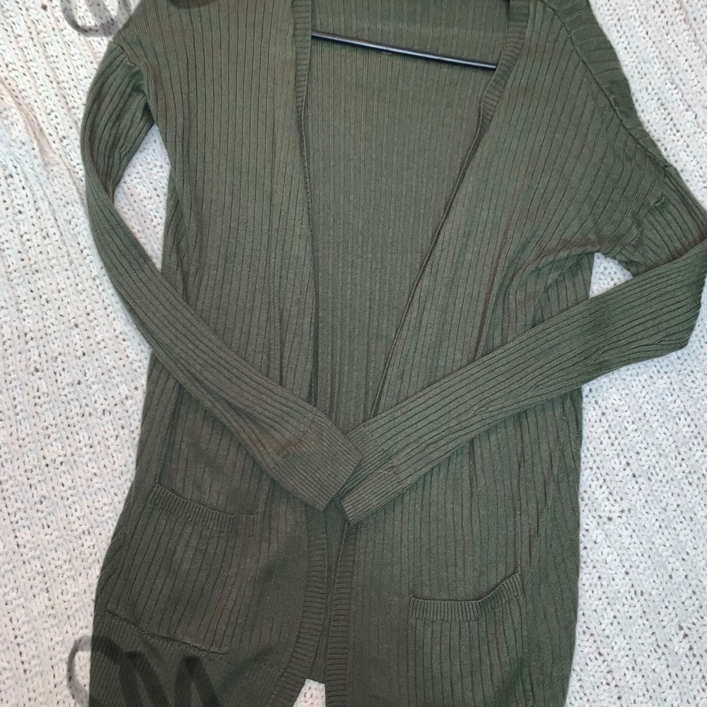 Olive Cardigan